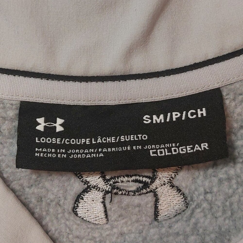 Men's Under Armour Gray Specialist Henley 2.0 Long Sleeve Pullover Size Small - Picture 6 of 15
